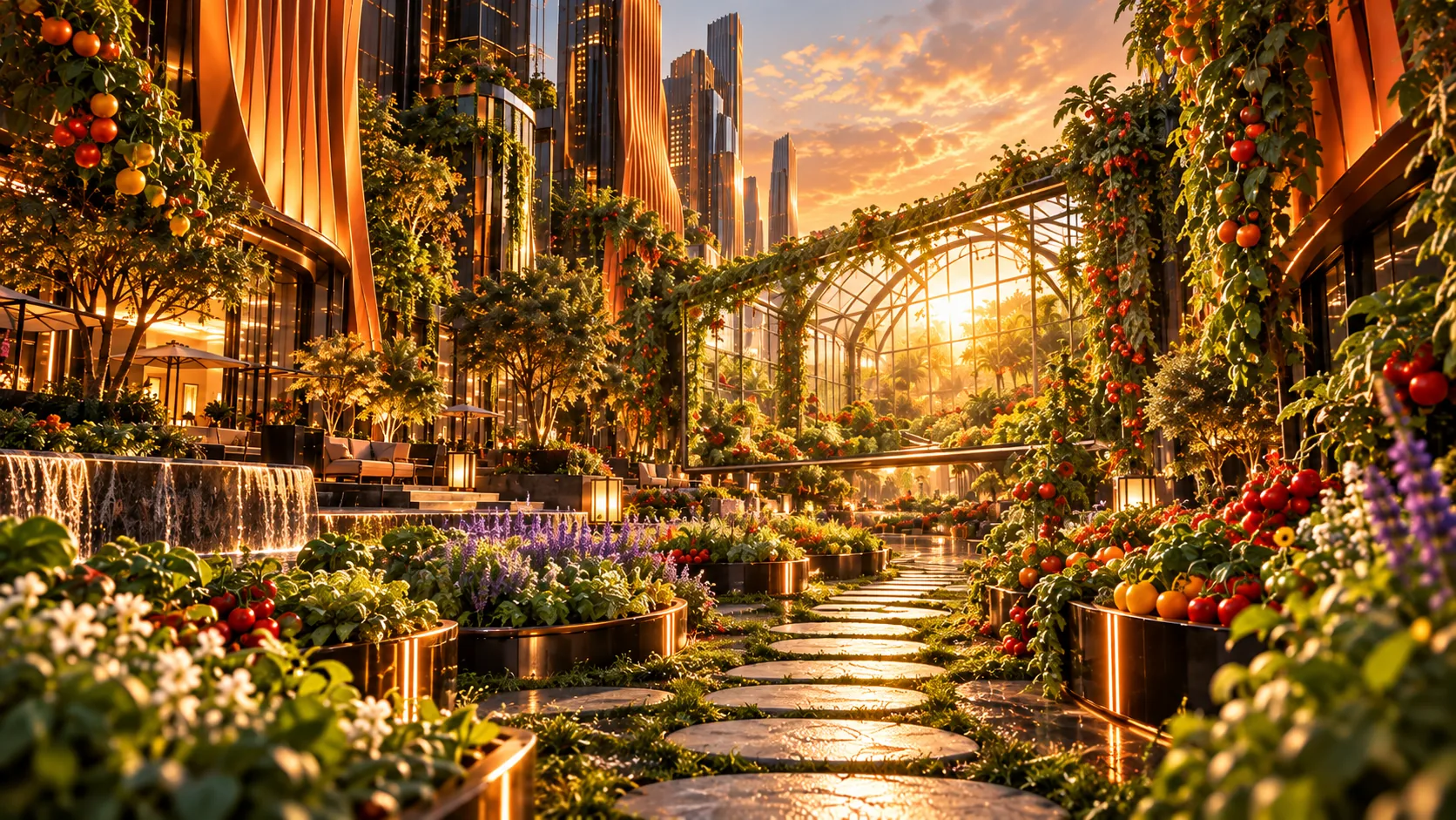 Fictional garden course visual